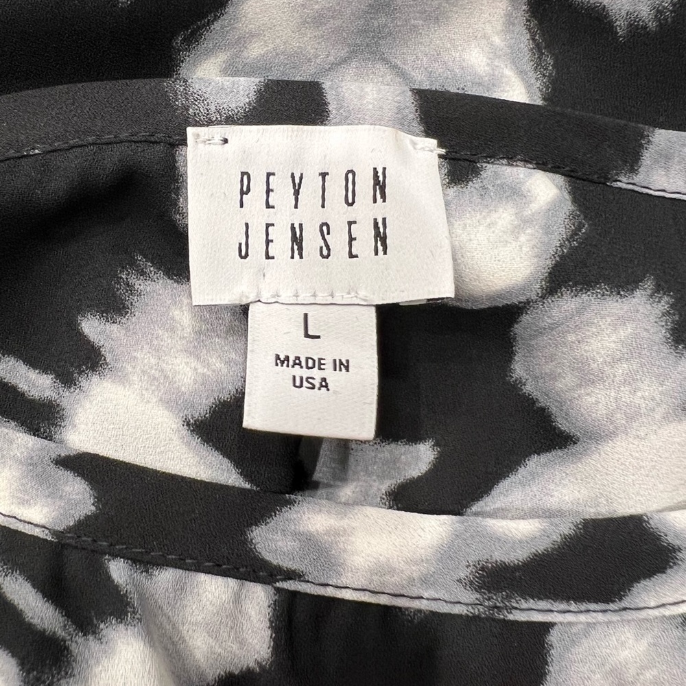 Peyton Jensen black/white/gray blouse from Evereve - Picture 4 of 5